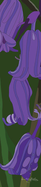 Bluebell wall hanging designed by Anne Harrington Rees.