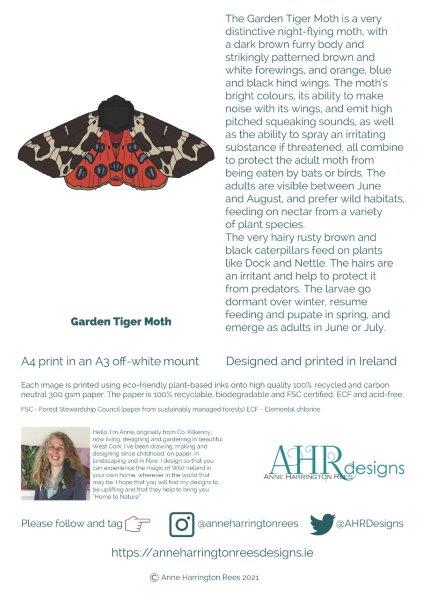 Information insert about the print