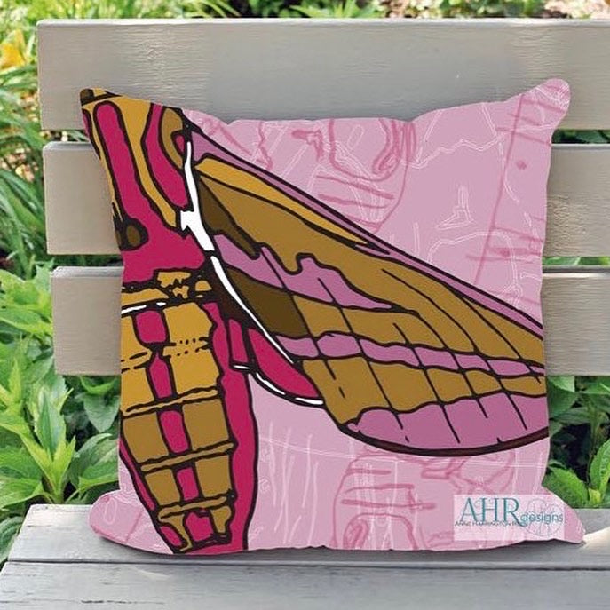 Anne Rees Designs Patterns Colourful Fair trade cotton Cushion Covers featuring Irish wildlife ...